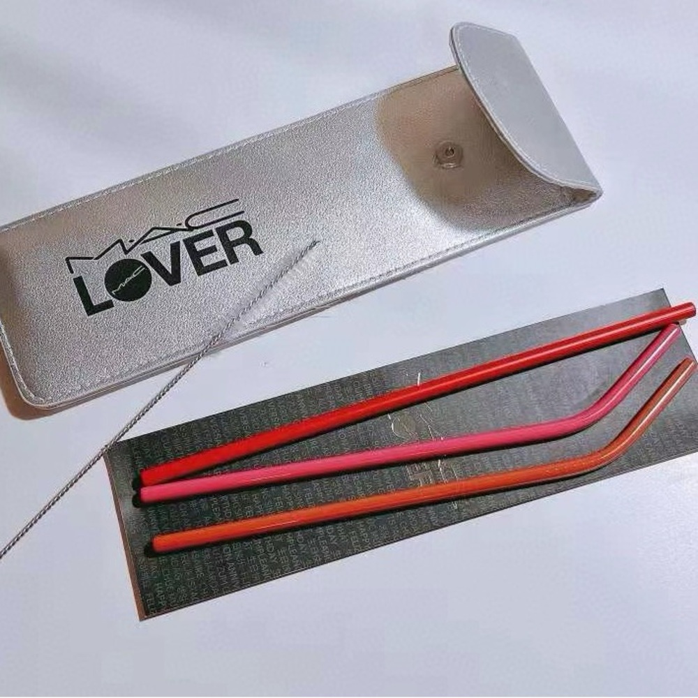 Any 3 for $25 | MAC Silver Straw Set with Case